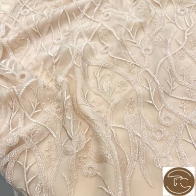 Сетка Couture ткань бежевый