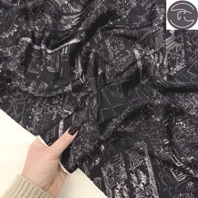 Шёлк Dior цветной ткань