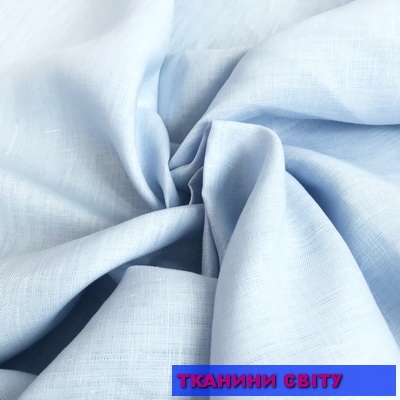Лен однотонный ткань