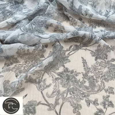 Шифон цветной ткань